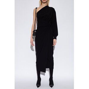 NWT Balenciaga Black Body Wrap Dress